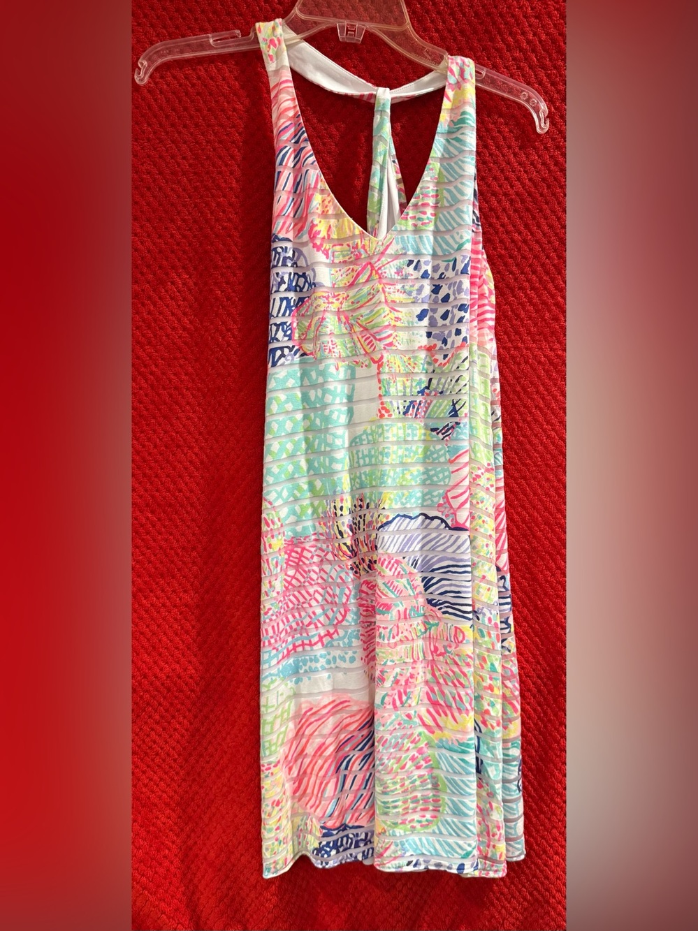 Lilly Pulitzer Multicolor Pastel Patterned Midi Dress
